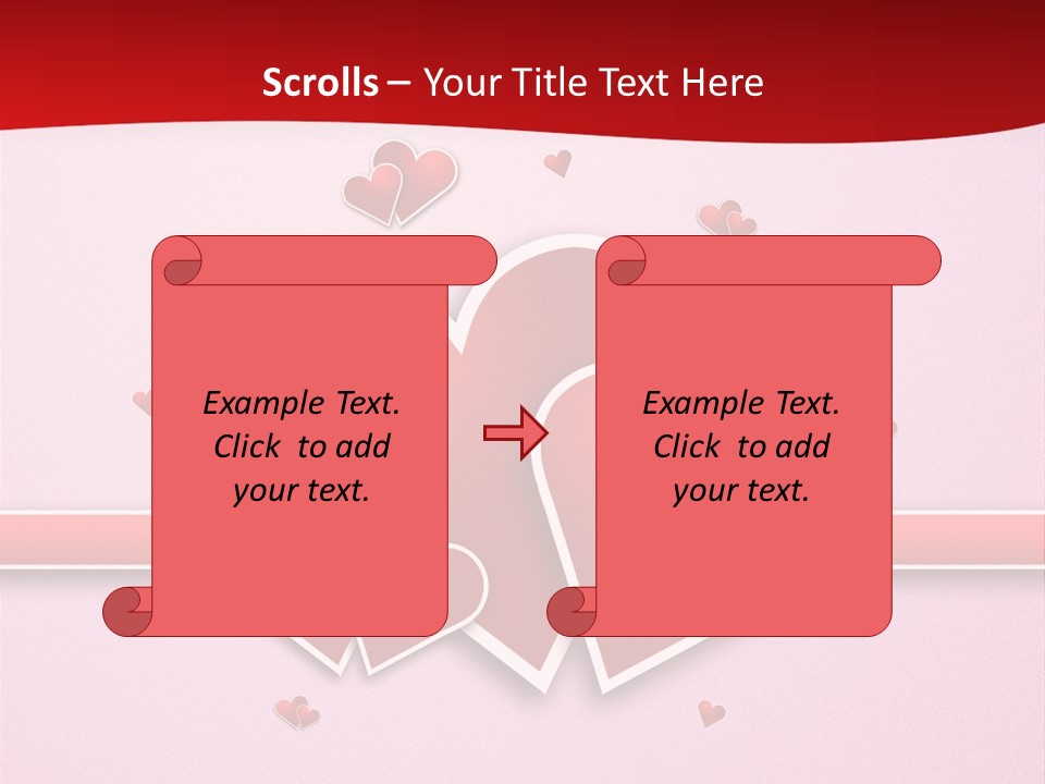 Art Amorous Greeting PowerPoint Template