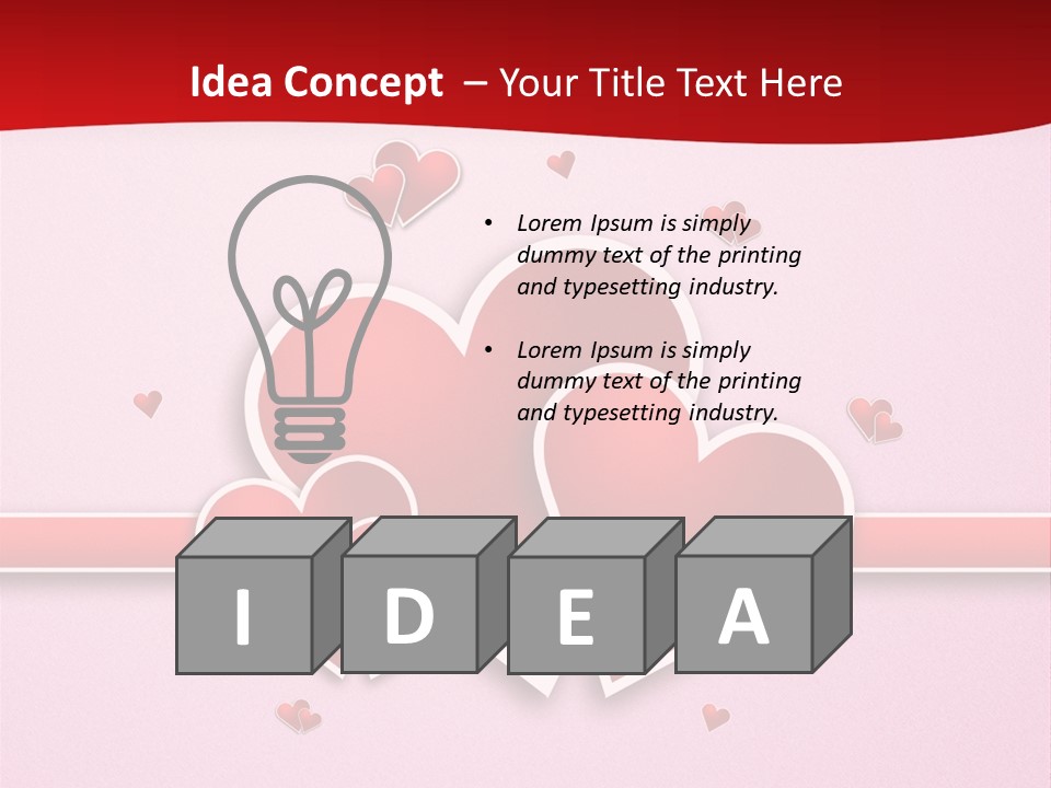 Art Amorous Greeting PowerPoint Template