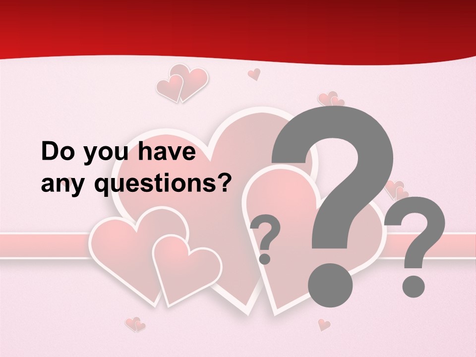 Art Amorous Greeting PowerPoint Template