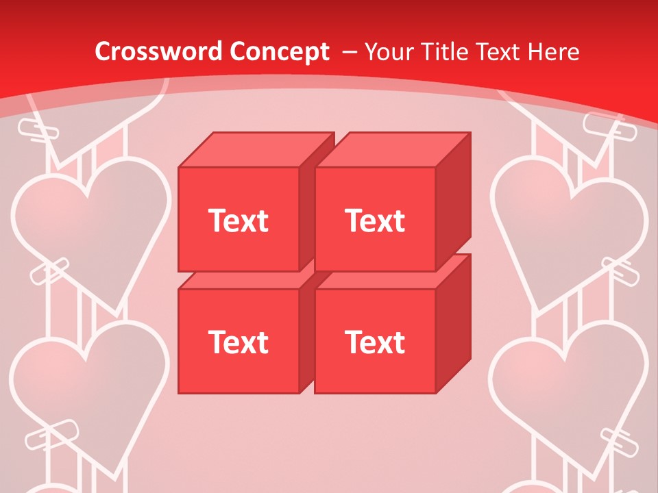 Amorous Greeting Word PowerPoint Template