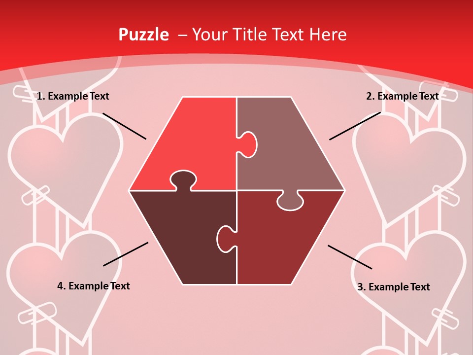 Amorous Greeting Word PowerPoint Template