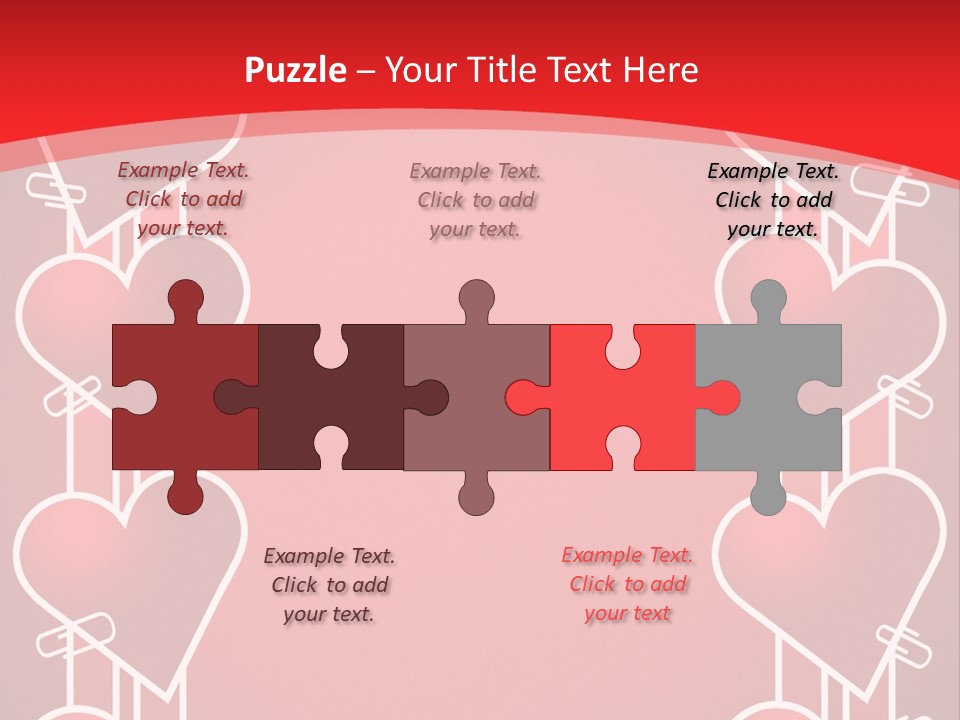 Amorous Greeting Word PowerPoint Template