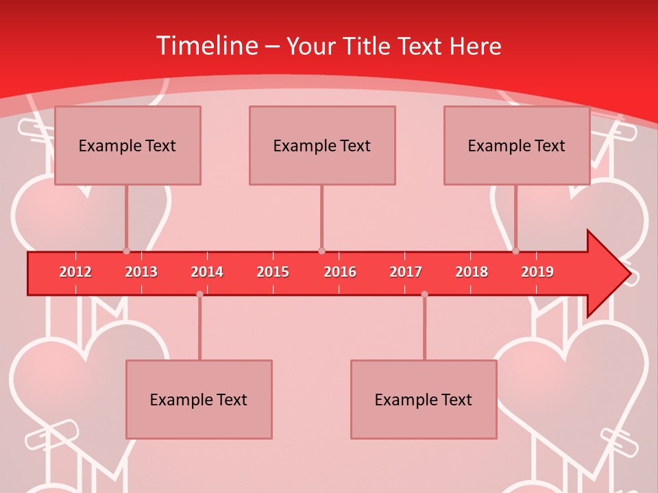 Amorous Greeting Word PowerPoint Template