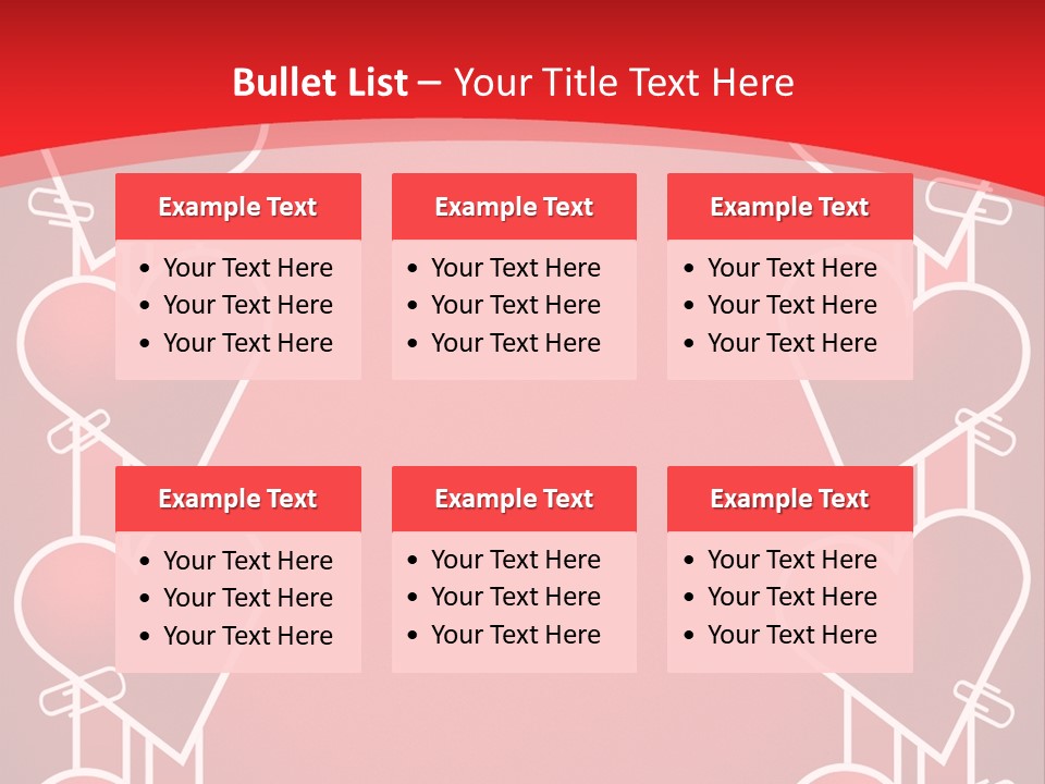Amorous Greeting Word PowerPoint Template