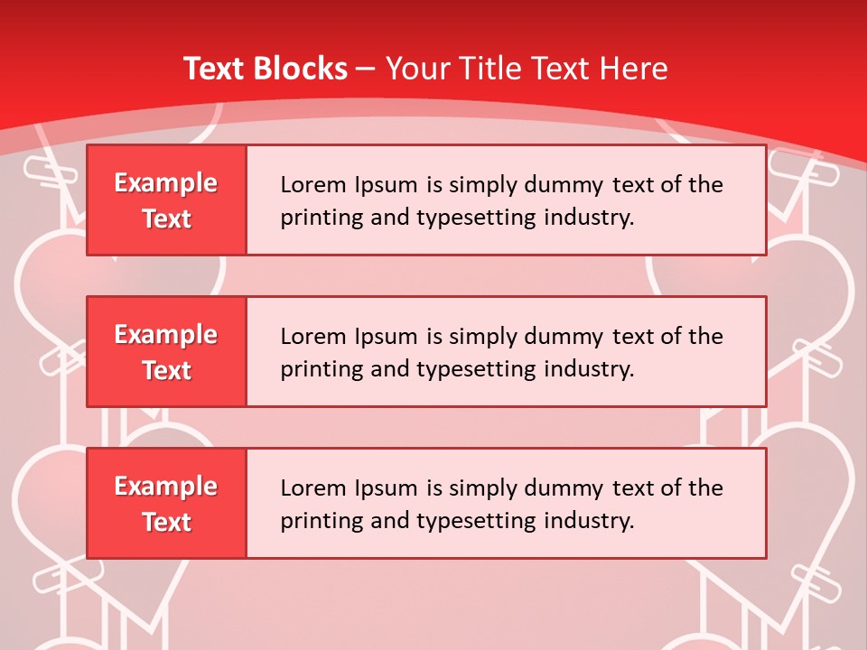 Amorous Greeting Word PowerPoint Template