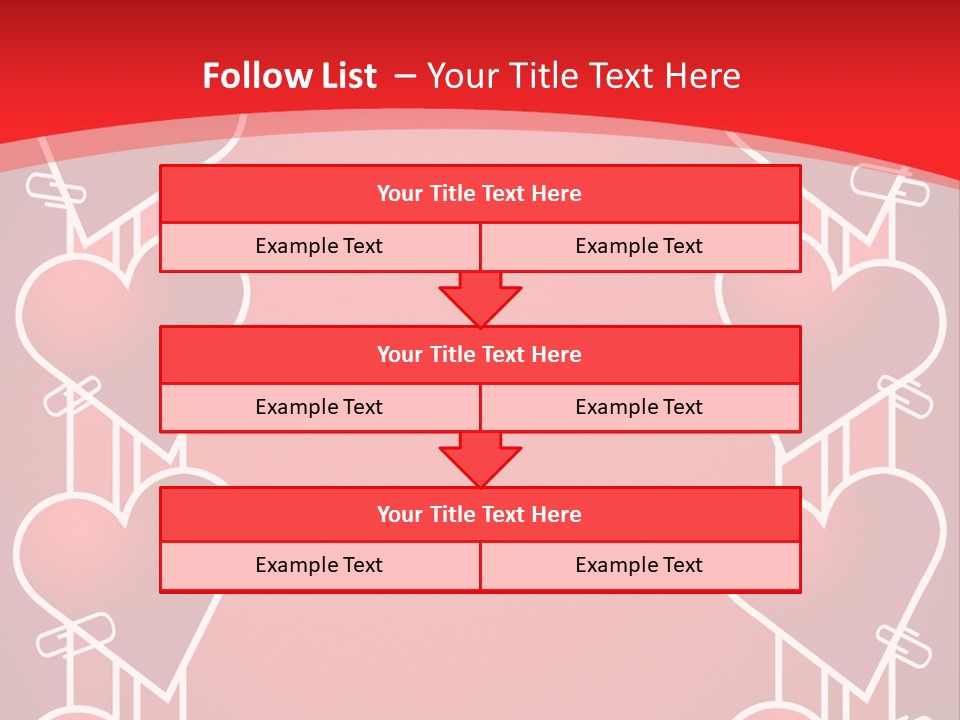 Amorous Greeting Word PowerPoint Template