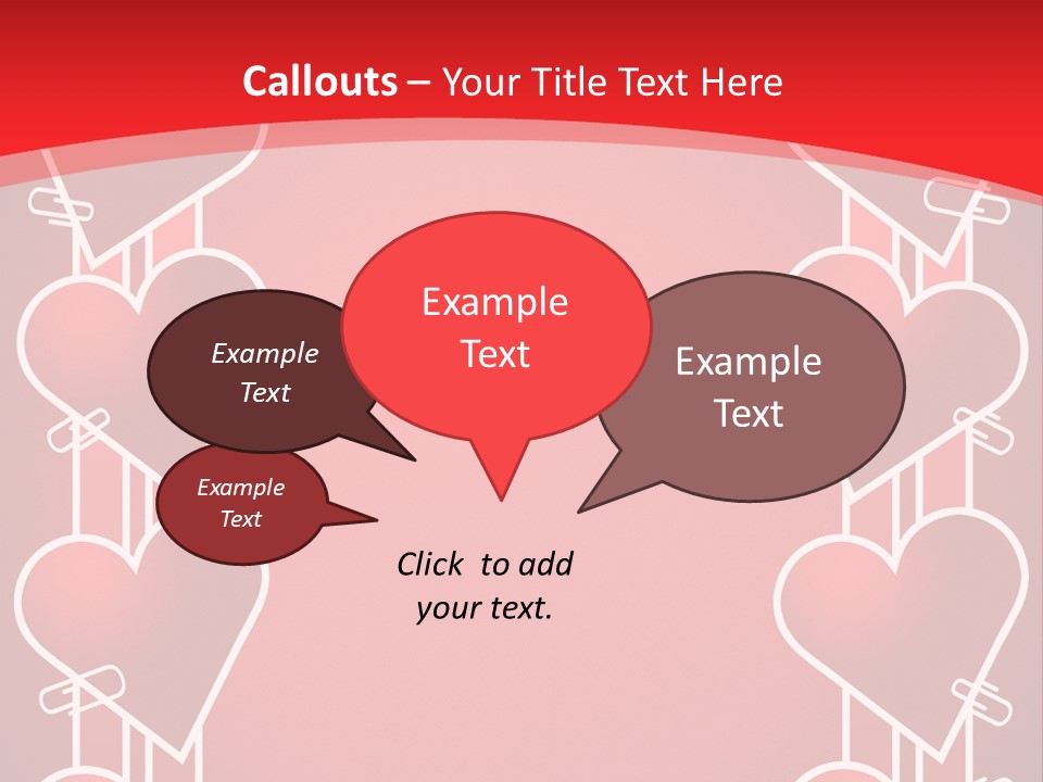 Amorous Greeting Word PowerPoint Template