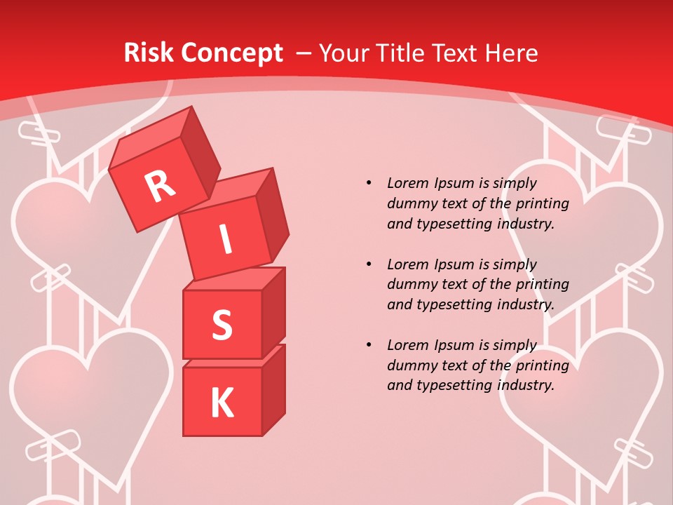 Amorous Greeting Word PowerPoint Template