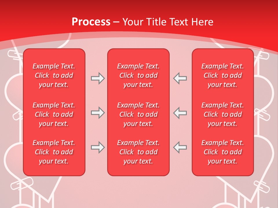 Amorous Greeting Word PowerPoint Template