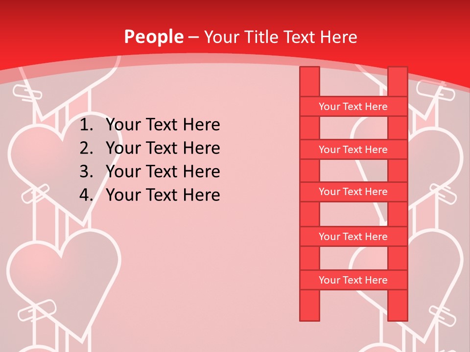 Amorous Greeting Word PowerPoint Template