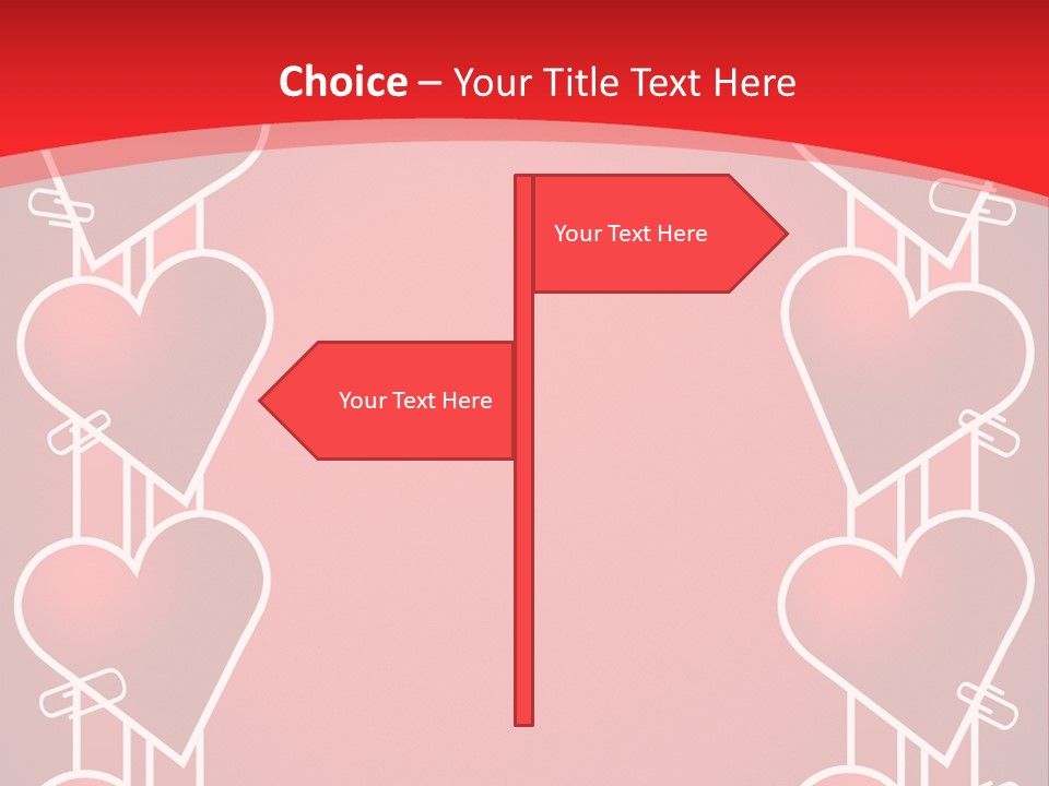 Amorous Greeting Word PowerPoint Template