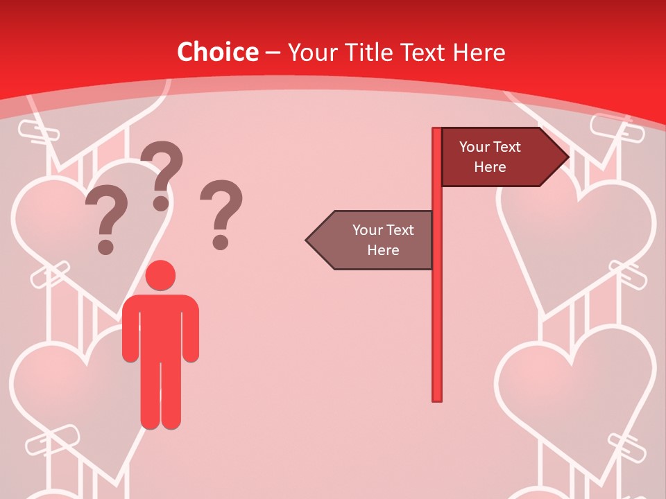 Amorous Greeting Word PowerPoint Template