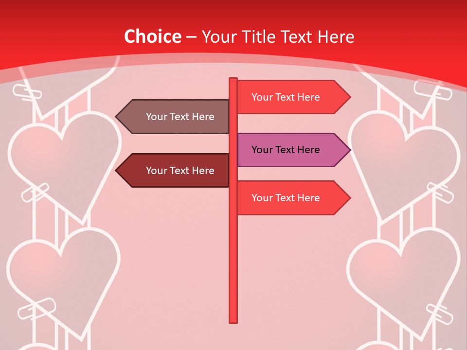 Amorous Greeting Word PowerPoint Template