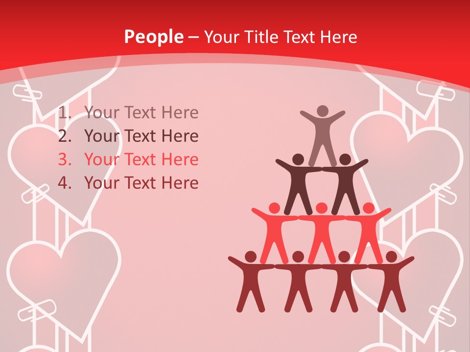 Amorous Greeting Word PowerPoint Template