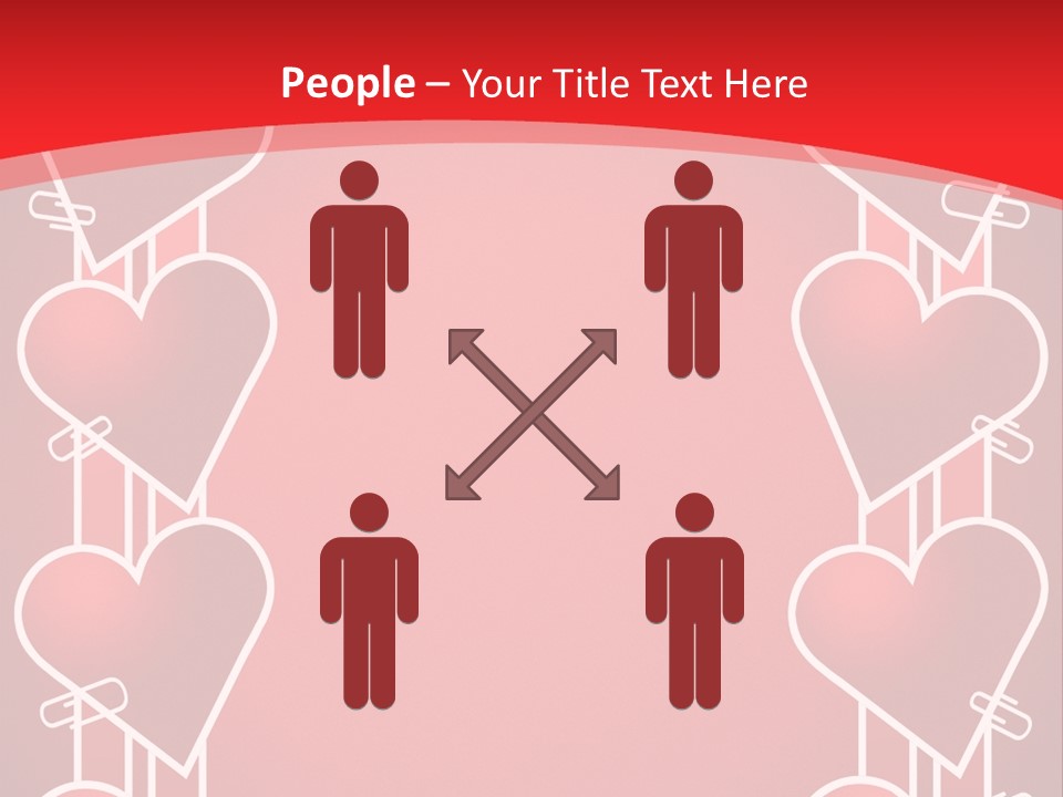 Amorous Greeting Word PowerPoint Template