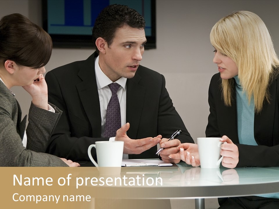Staff Meeting Office PowerPoint Template