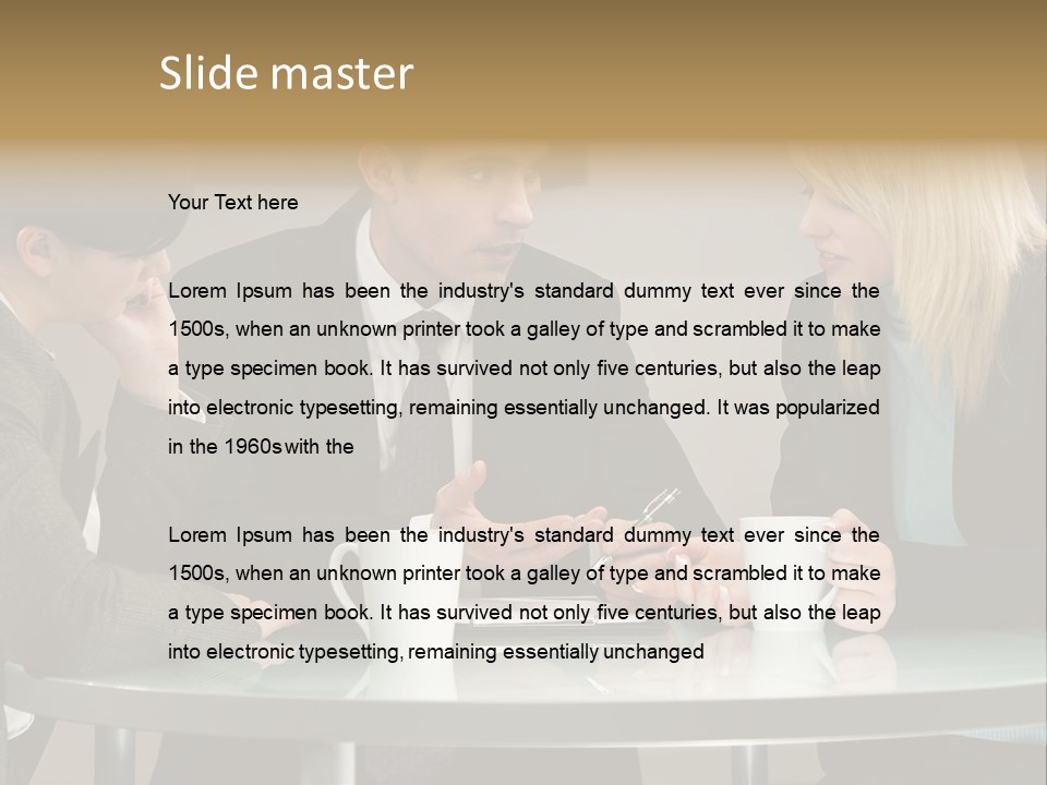 Staff Meeting Office PowerPoint Template