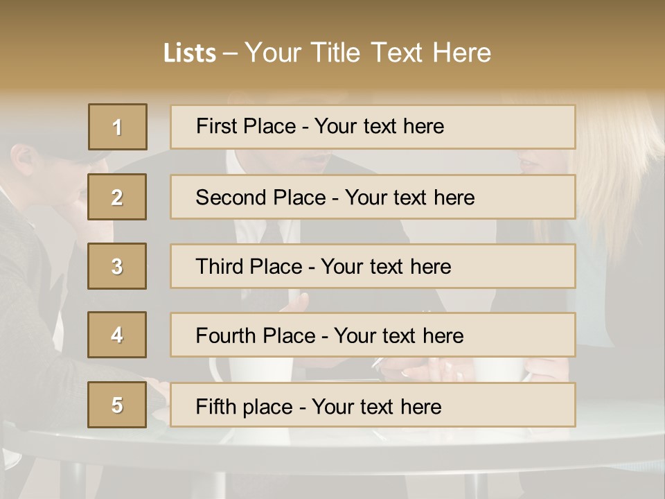 Staff Meeting Office PowerPoint Template