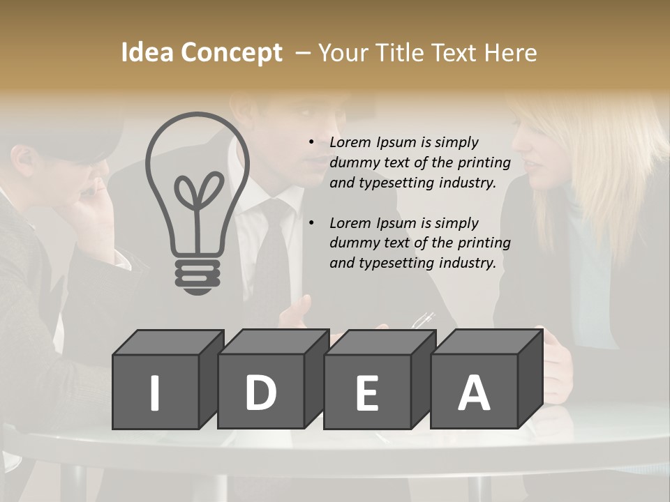 Staff Meeting Office PowerPoint Template