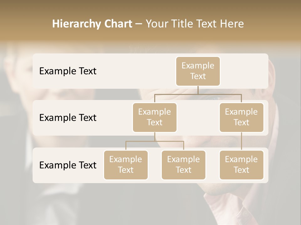 Face Smiling Leadership PowerPoint Template