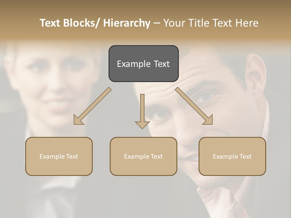 Face Smiling Leadership PowerPoint Template