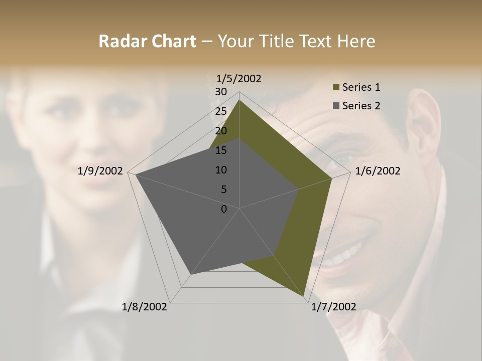 Face Smiling Leadership PowerPoint Template