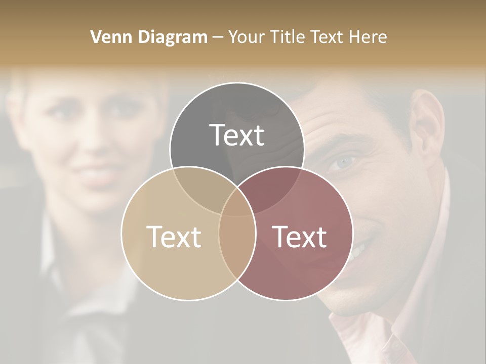 Face Smiling Leadership PowerPoint Template