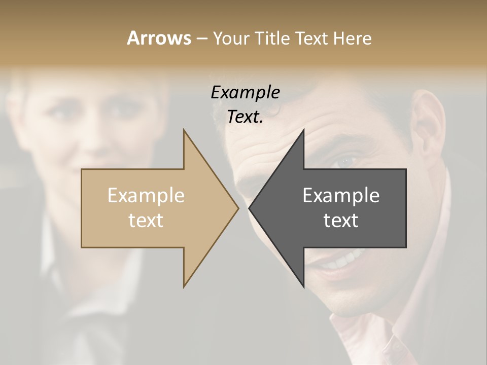 Face Smiling Leadership PowerPoint Template