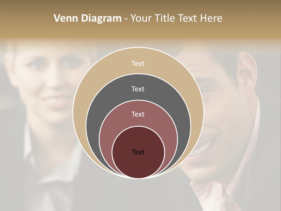 Face Smiling Leadership PowerPoint Template