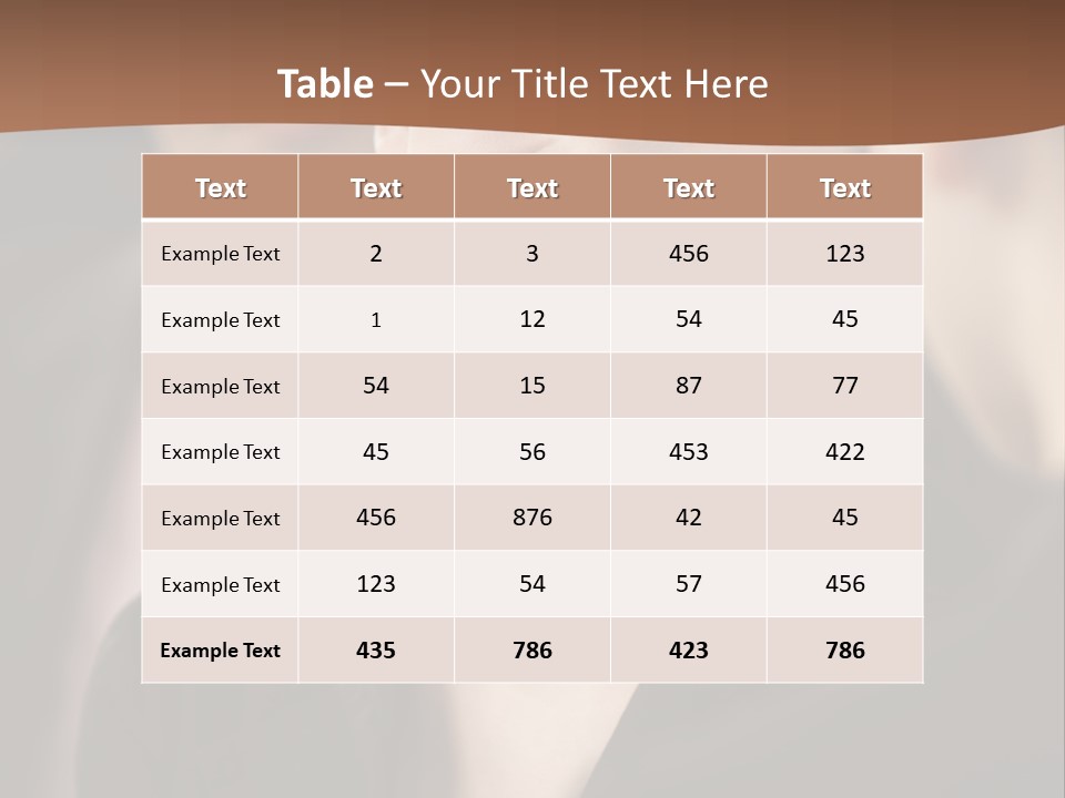 Smiling Female Young PowerPoint Template