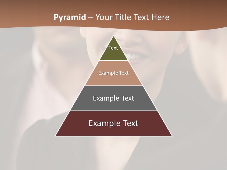 Smiling Female Young PowerPoint Template