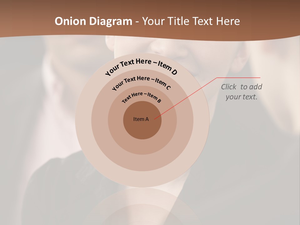 Smiling Female Young PowerPoint Template