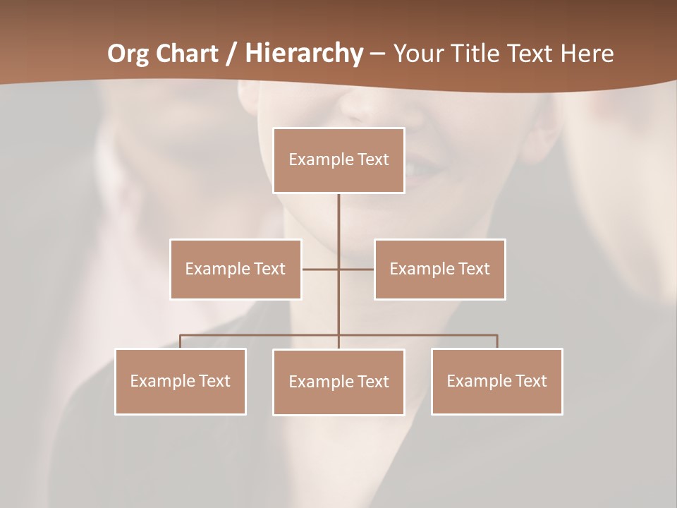 Smiling Female Young PowerPoint Template