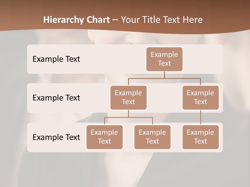 Smiling Female Young PowerPoint Template