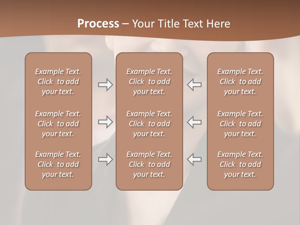 Smiling Female Young PowerPoint Template