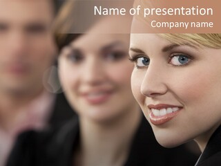 Happy Depth Of Field Focus PowerPoint Template