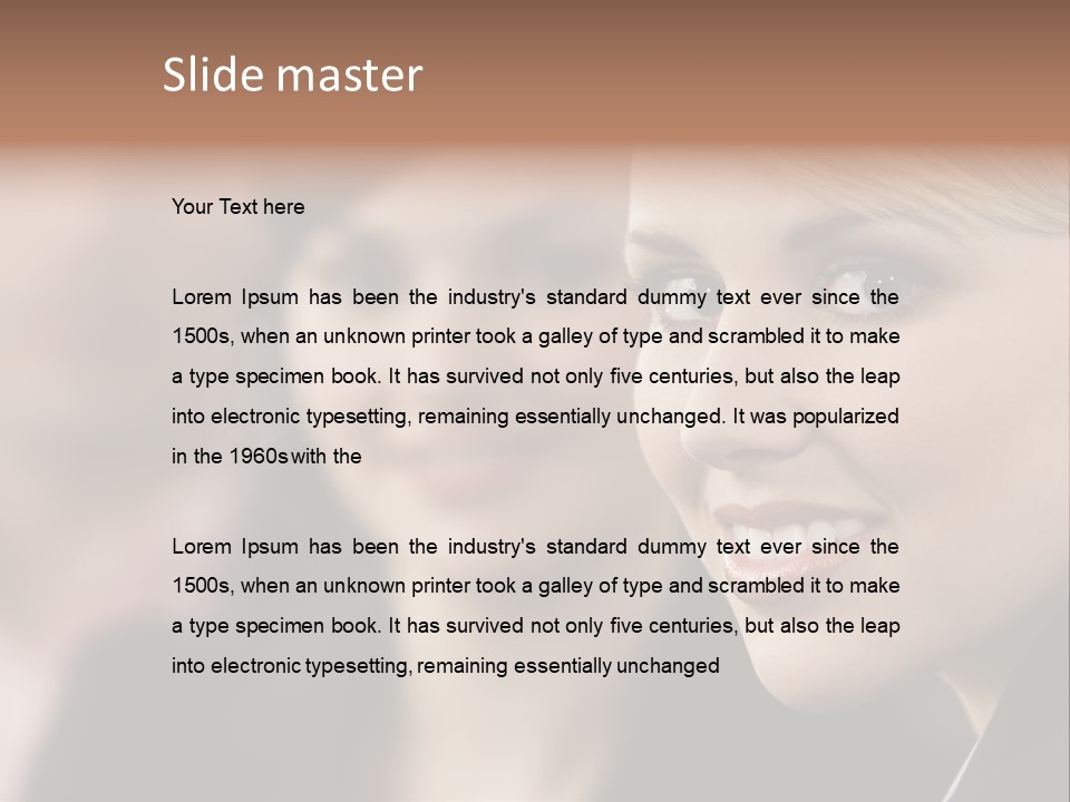Happy Depth Of Field Focus PowerPoint Template