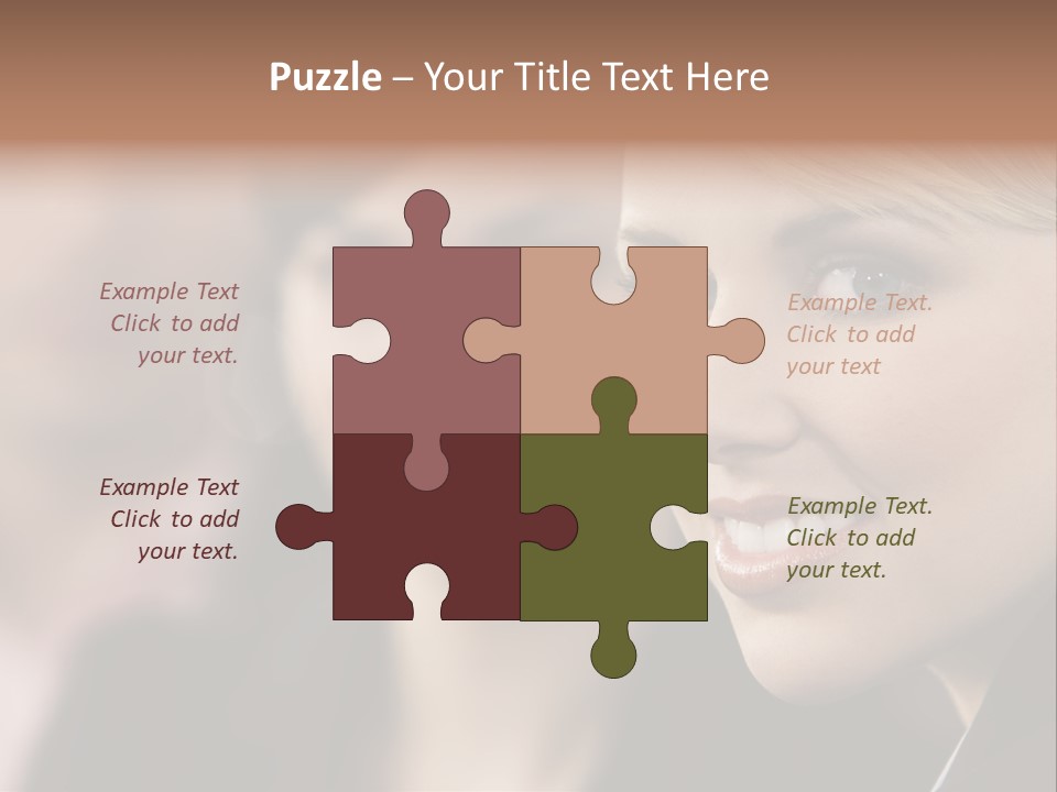 Happy Depth Of Field Focus PowerPoint Template