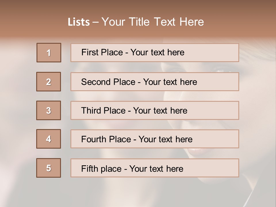 Happy Depth Of Field Focus PowerPoint Template