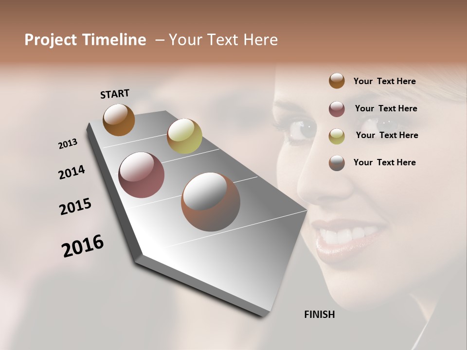 Happy Depth Of Field Focus PowerPoint Template