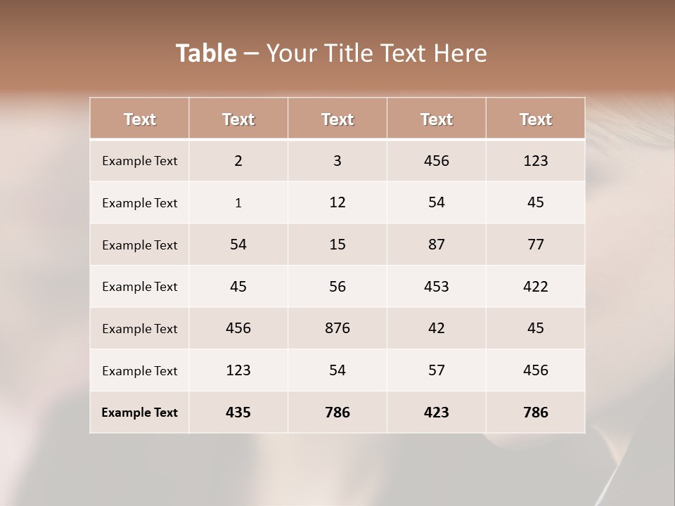 Happy Depth Of Field Focus PowerPoint Template