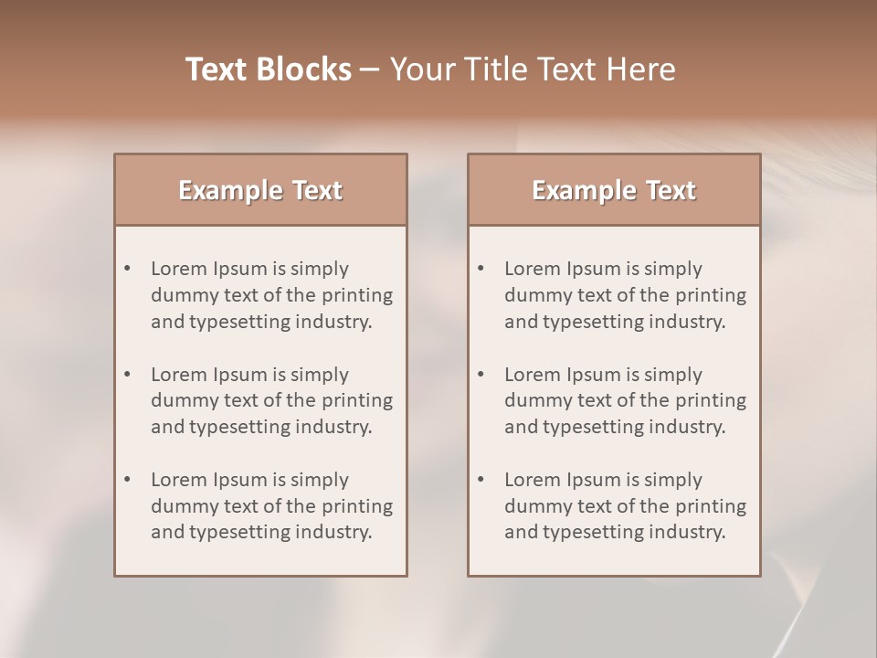 Happy Depth Of Field Focus PowerPoint Template