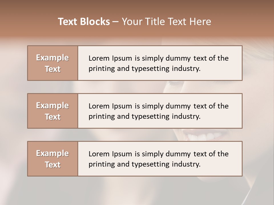 Happy Depth Of Field Focus PowerPoint Template