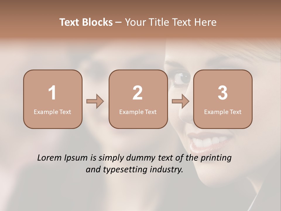 Happy Depth Of Field Focus PowerPoint Template