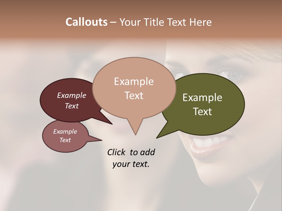 Happy Depth Of Field Focus PowerPoint Template