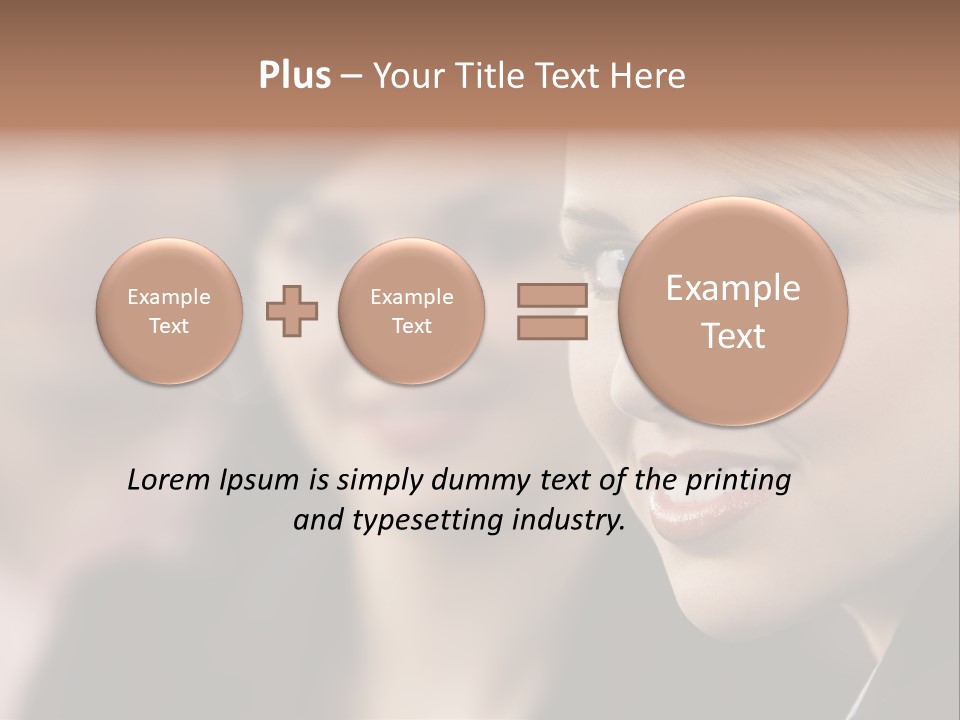 Happy Depth Of Field Focus PowerPoint Template
