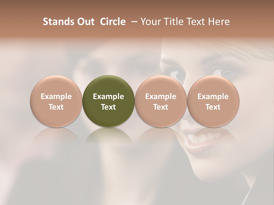 Happy Depth Of Field Focus PowerPoint Template