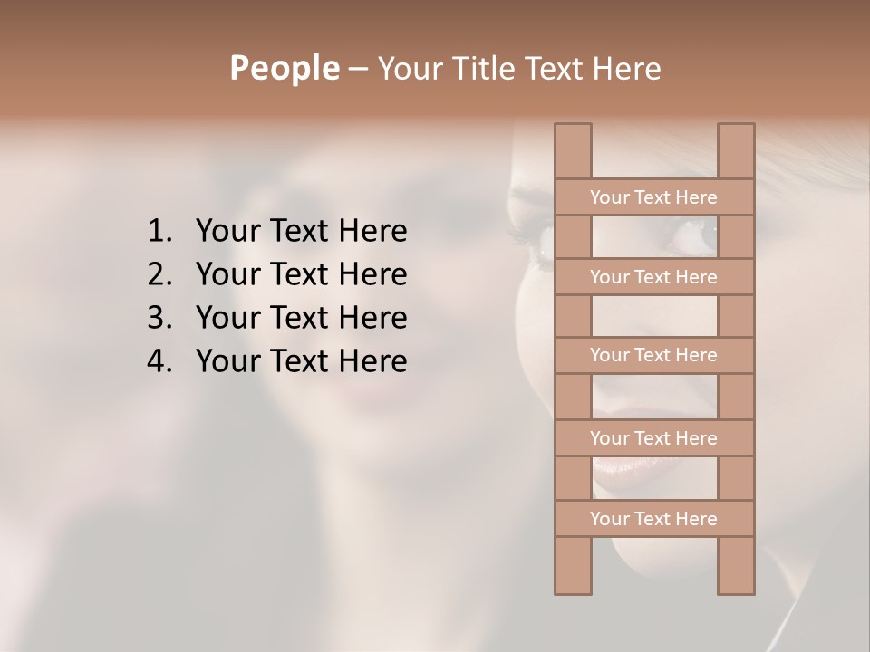 Happy Depth Of Field Focus PowerPoint Template