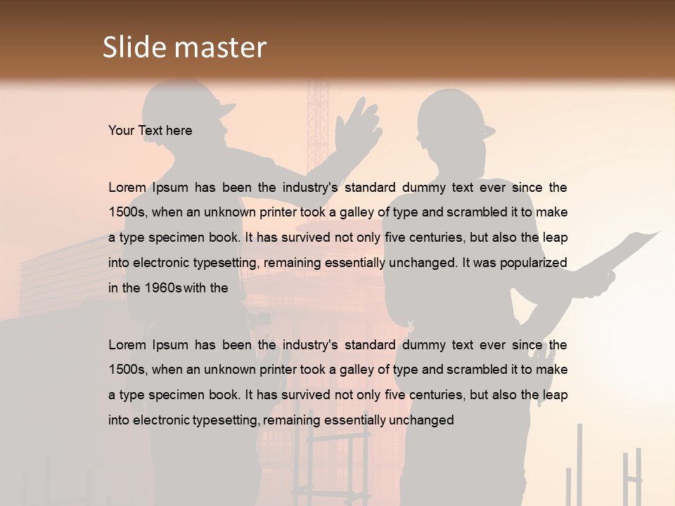 Professional Tool Sky PowerPoint Template