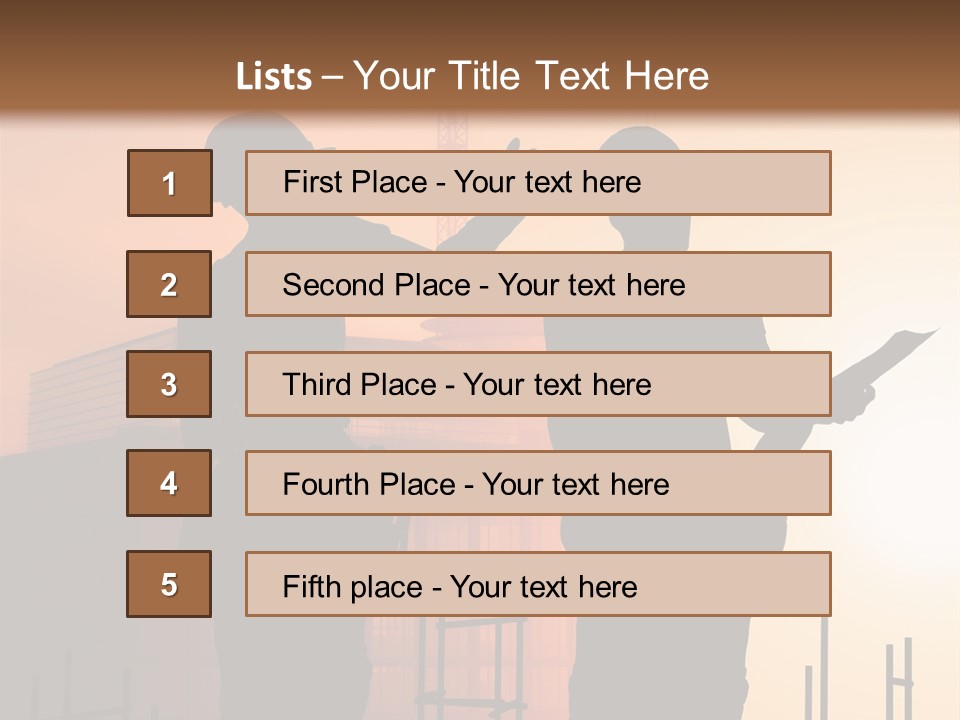 Professional Tool Sky PowerPoint Template